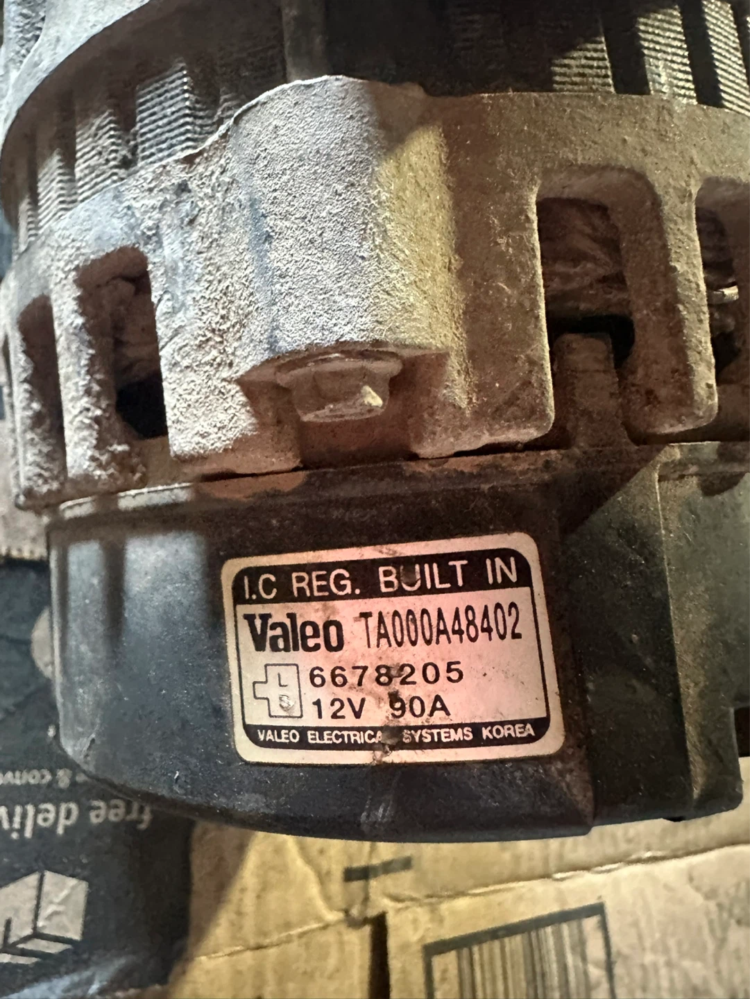 Valeo 12V 50A Alternator for bobcat skidsteer - photo 5