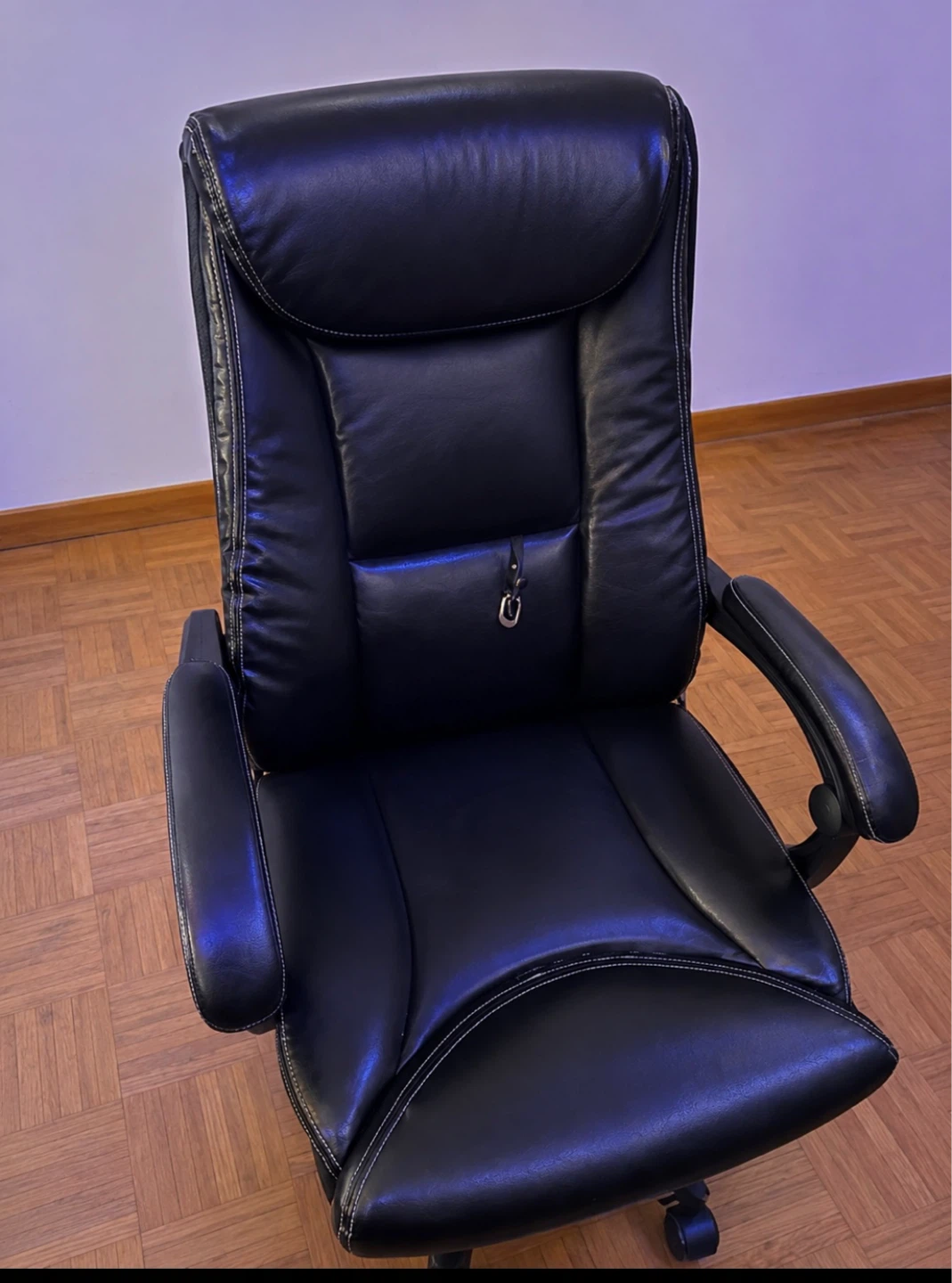 Black Leather Office Chair