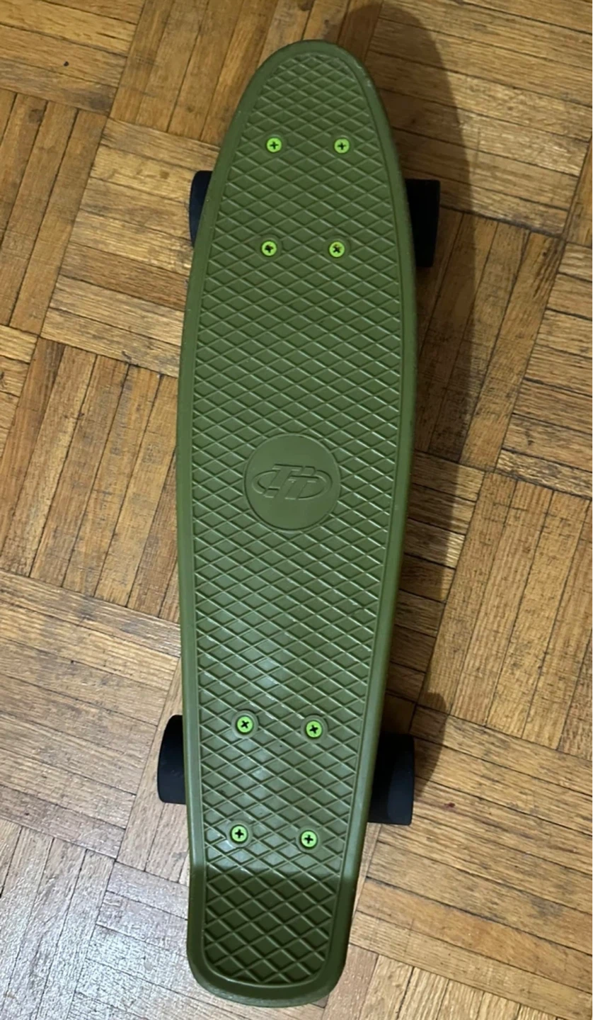 Green Penny Board Style Skateboard