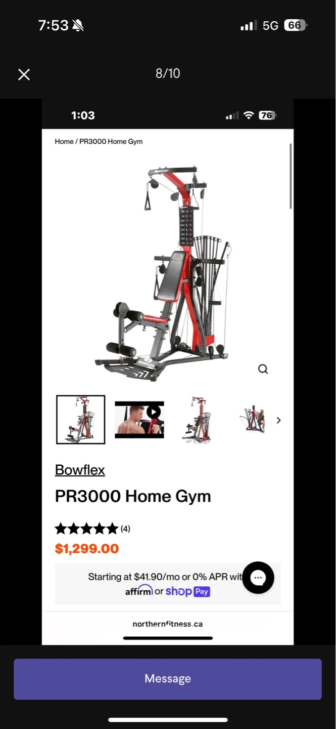 Bowflex PR3000 Home Gym
