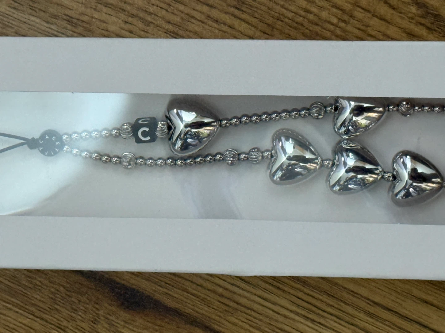 CASETiFY Phone Charm - Hearts Of Steel - photo 2