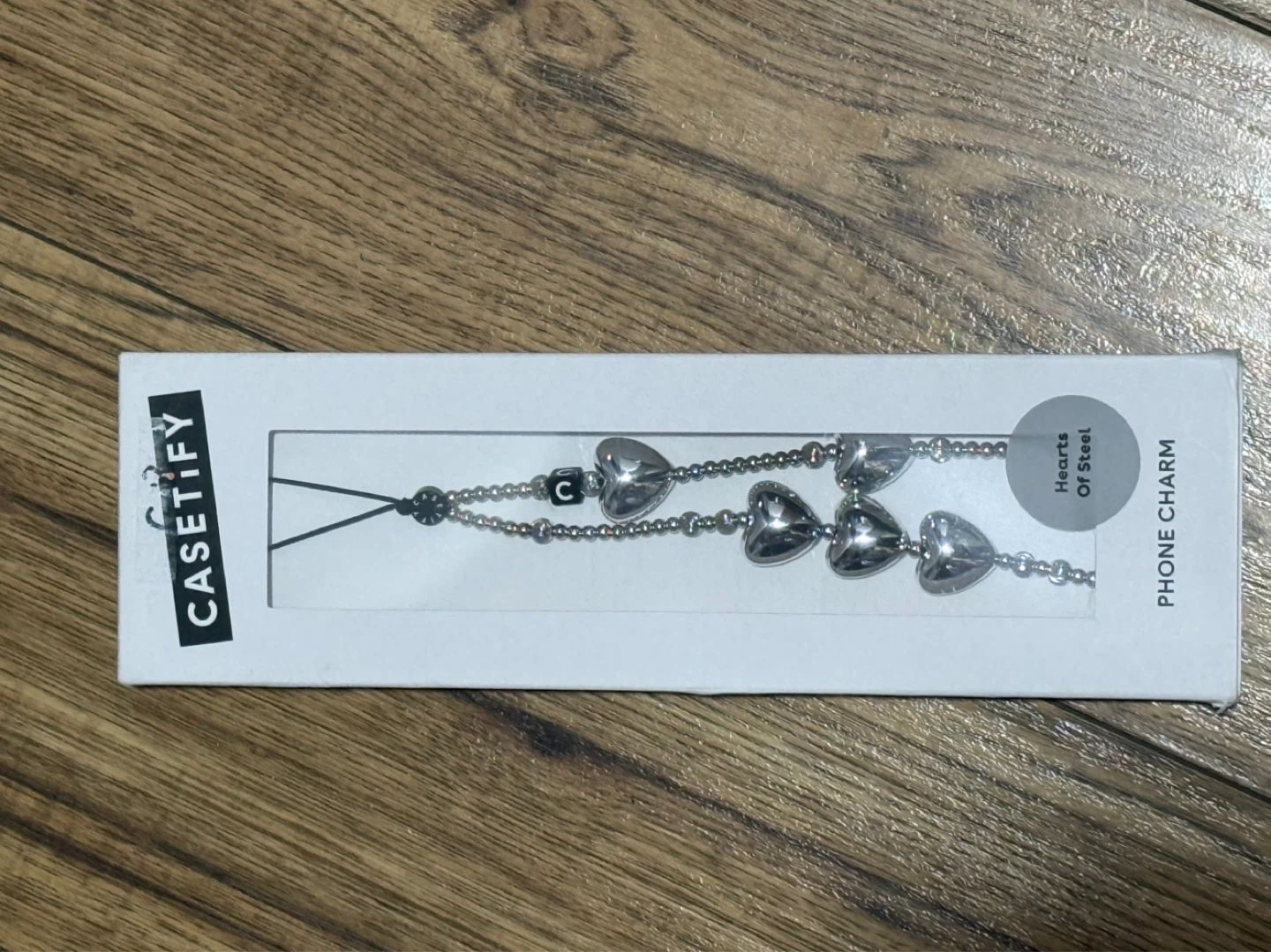 CASETiFY Phone Charm - Hearts Of Steel