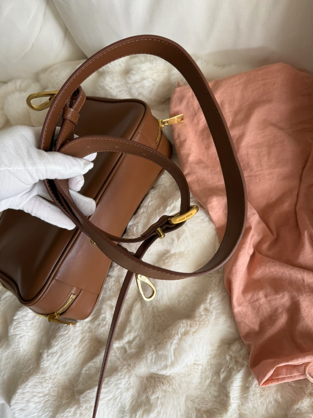Brown Leather Satchel Handbag - photo 4
