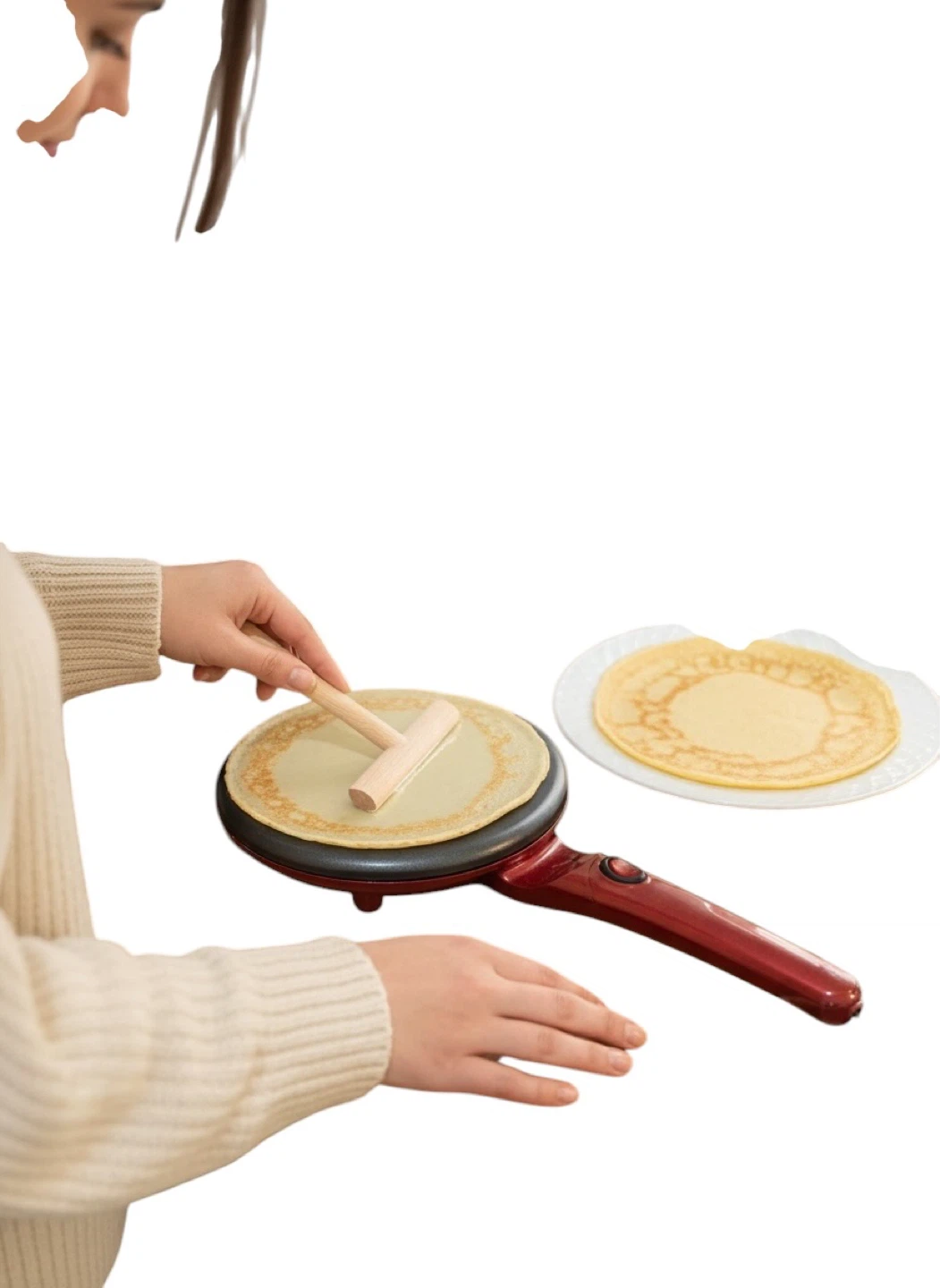 Brandless Electric Crepe Maker with Spreader - photo 2