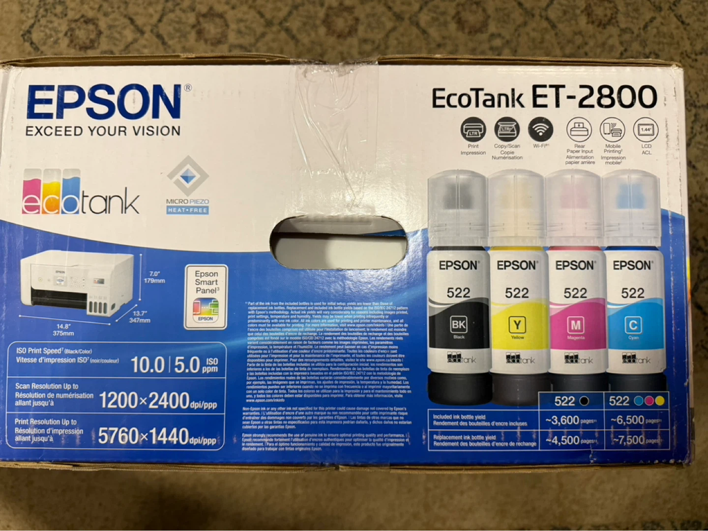Epson EcoTank ET-2800 All-in-One Printer - photo 2
