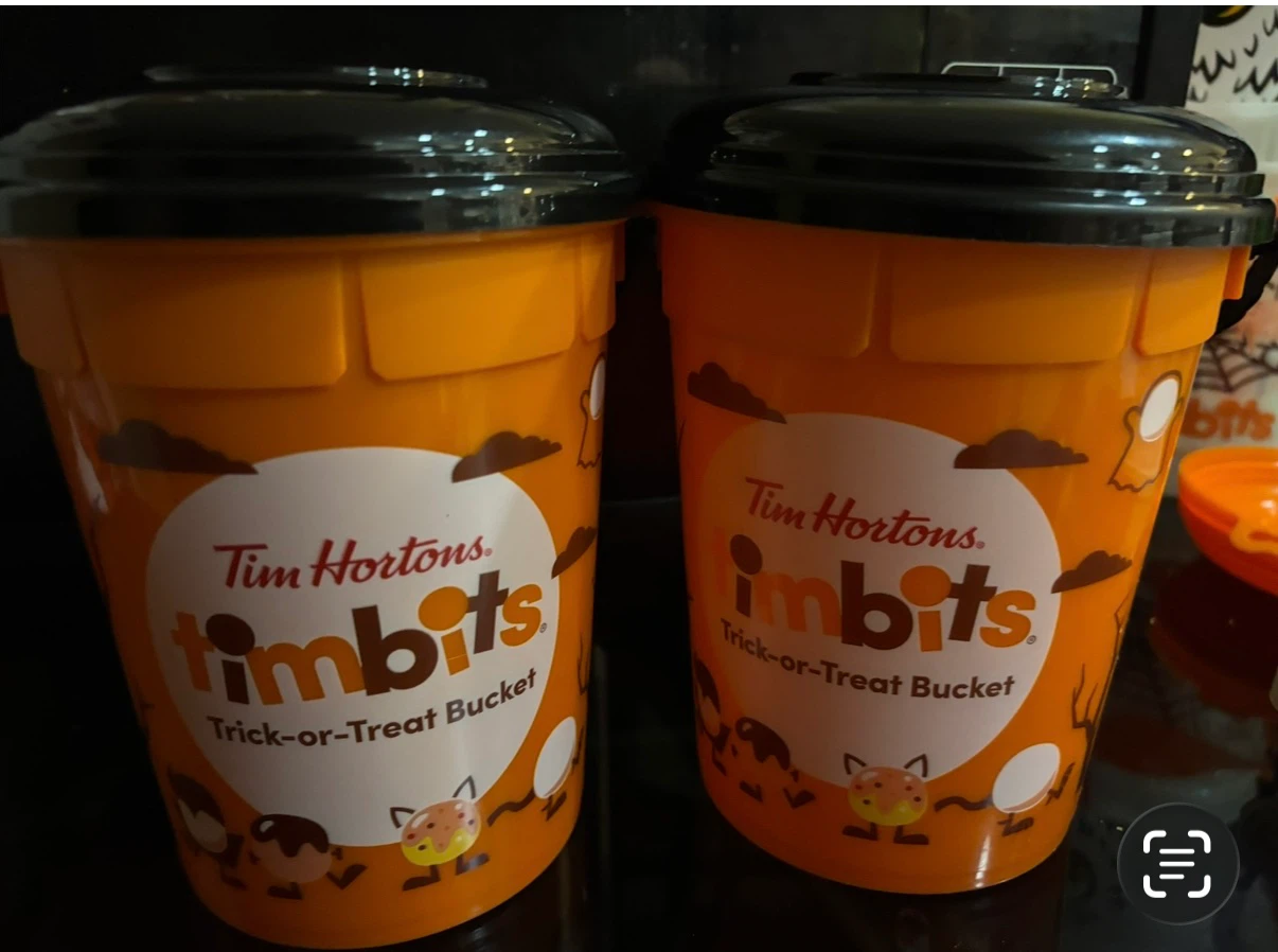 Tim Hortons Timbits Trick-or-Treat Buckets (Set of 2)