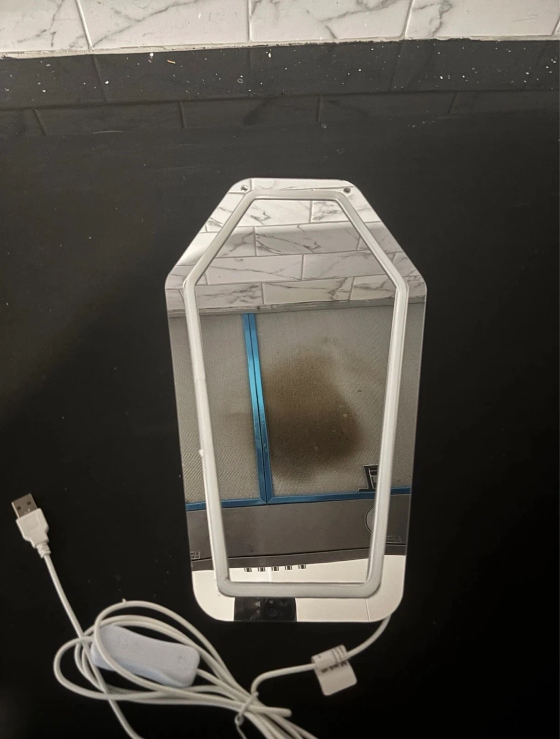 Coffin Shaped LED Makeup Mirror