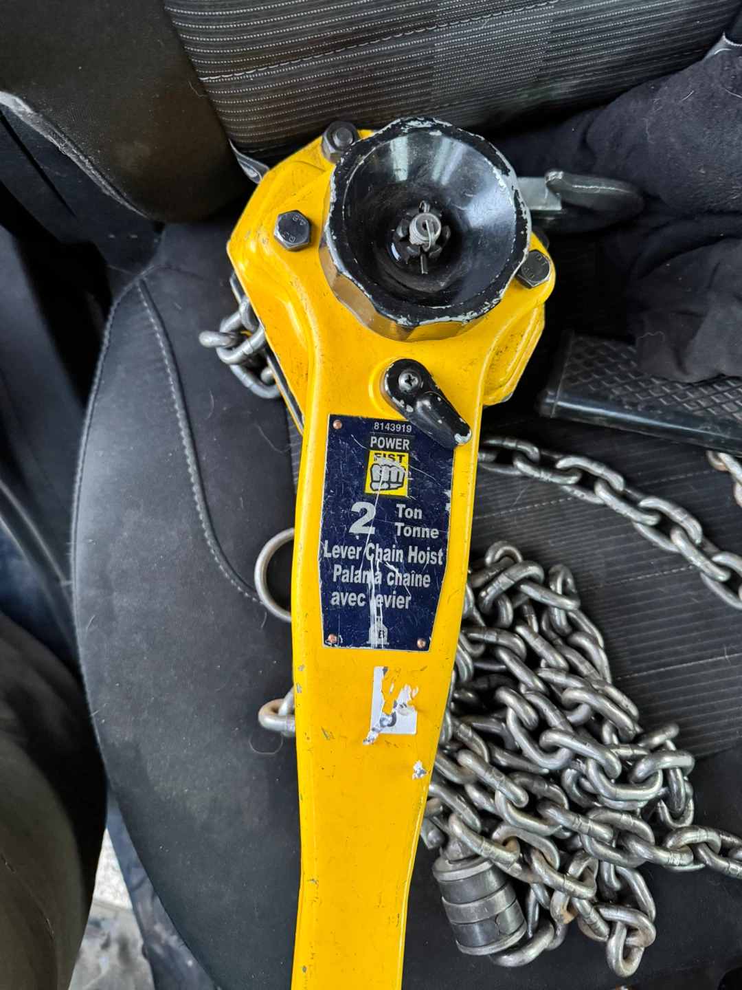 Power Fist 2 Ton Lever Chain Hoist