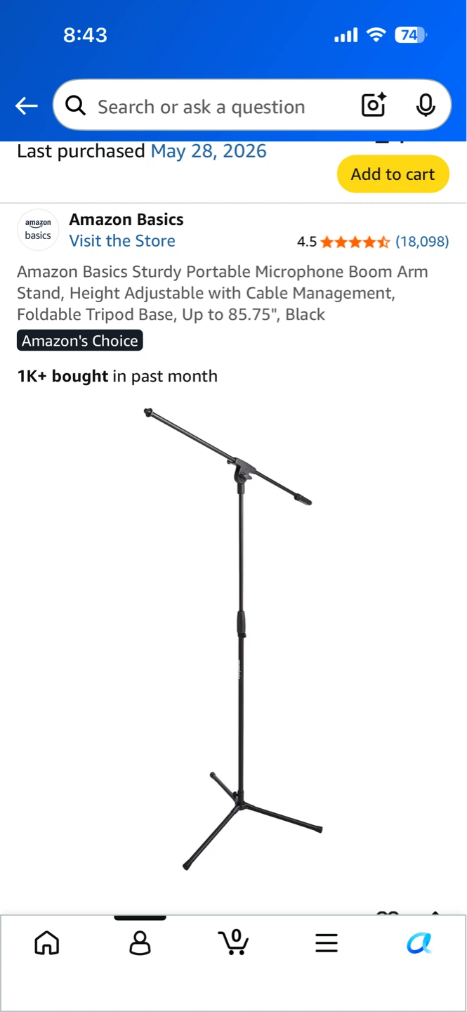 Portable Microphone Stand - photo 3