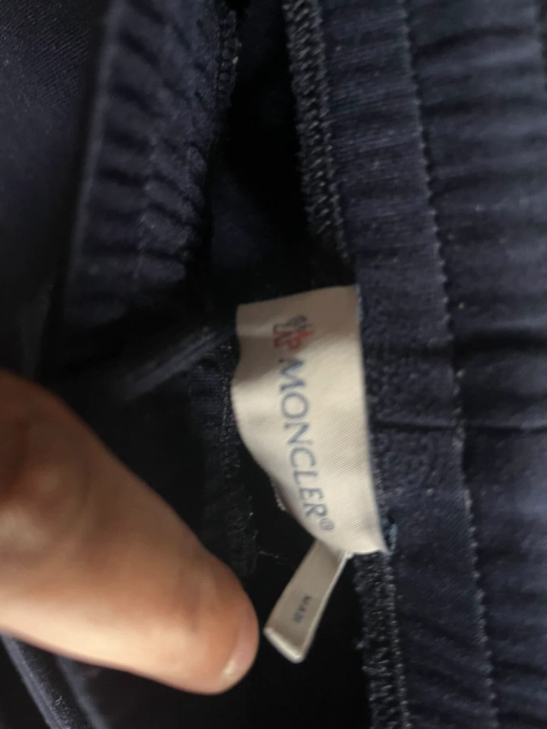Moncler Navy Track Pants - photo 3