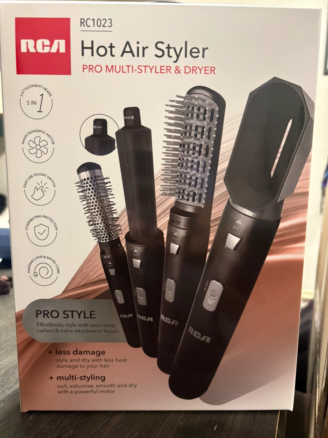 RCA Hot Air Styler Pro Multi-Styler & Dryer