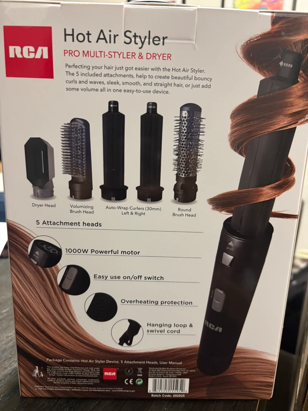 RCA Hot Air Styler Pro Multi-Styler & Dryer - photo 2