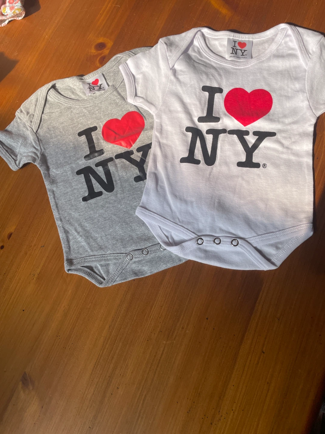 I Love NY Baby Bodysuits (2-pack)