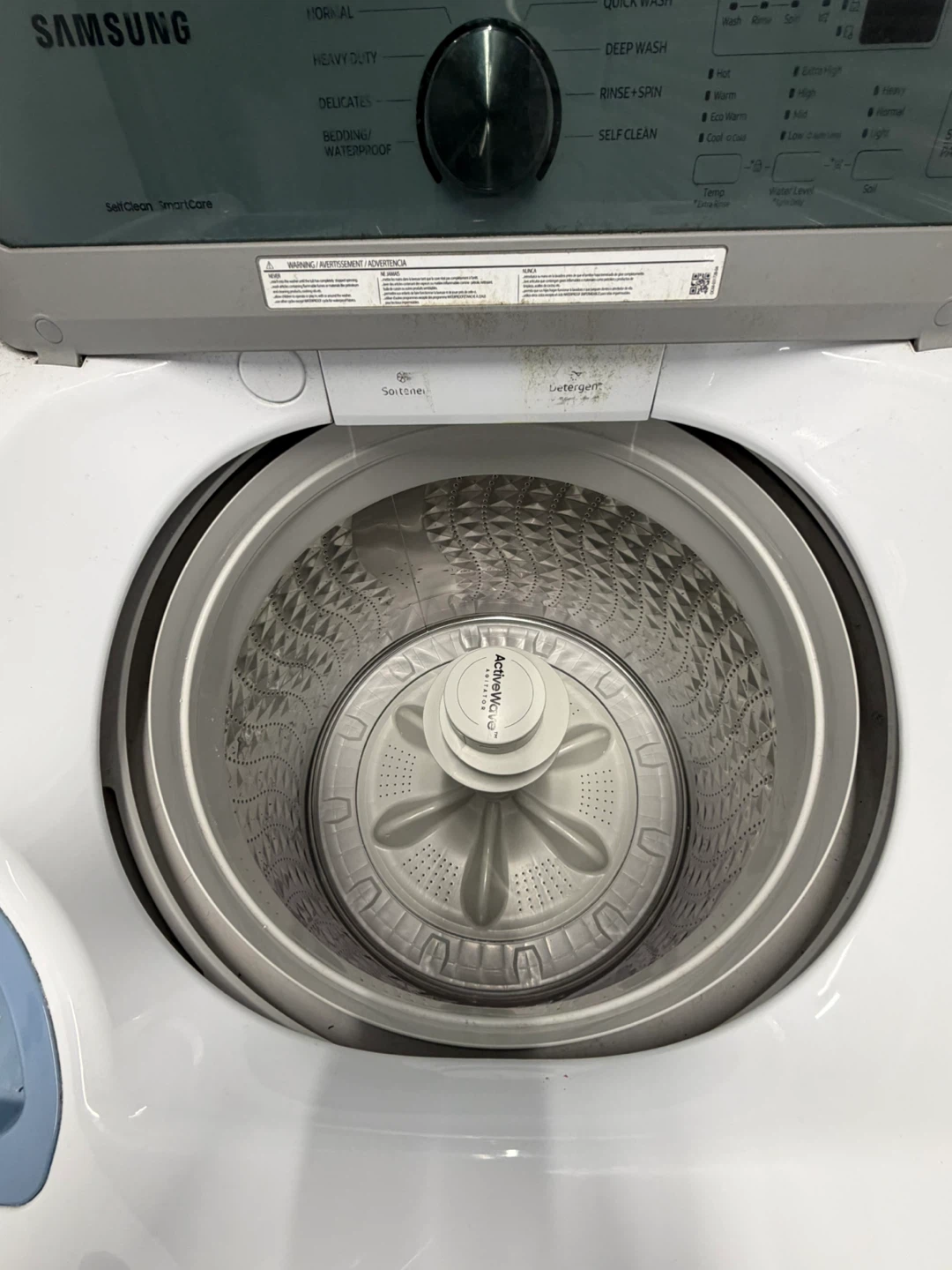 Samsung Top Load Washer and Amana Electric Dryer - photo 2