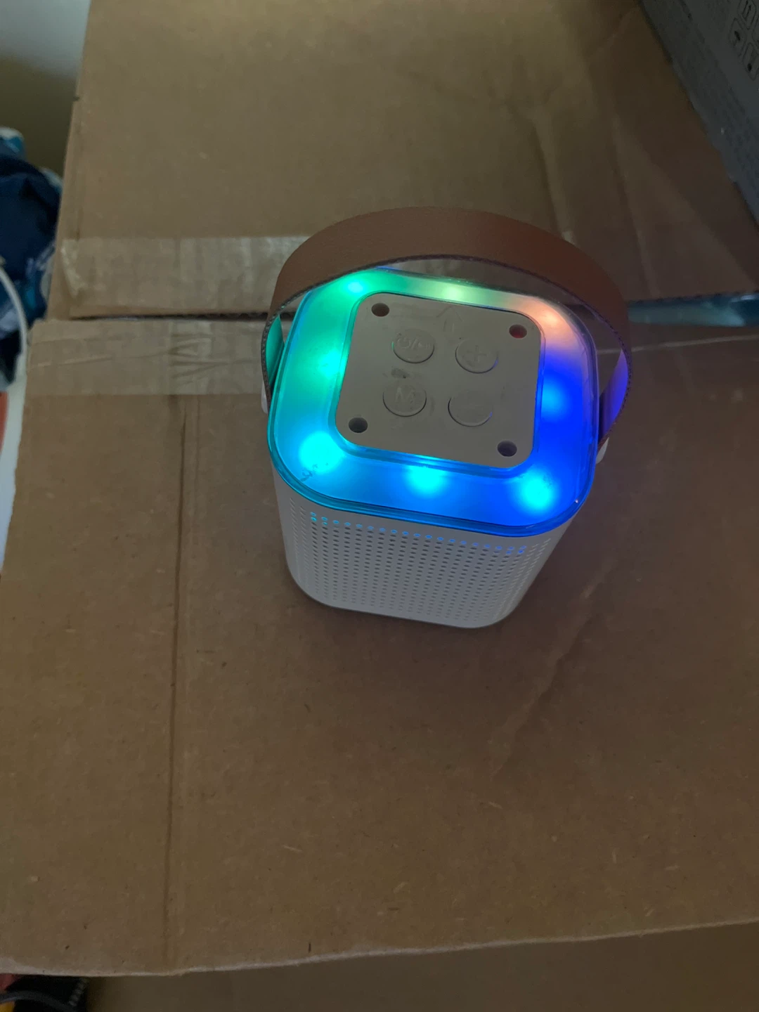 Portable Bluetooth Speaker with LED Lights - photo 2