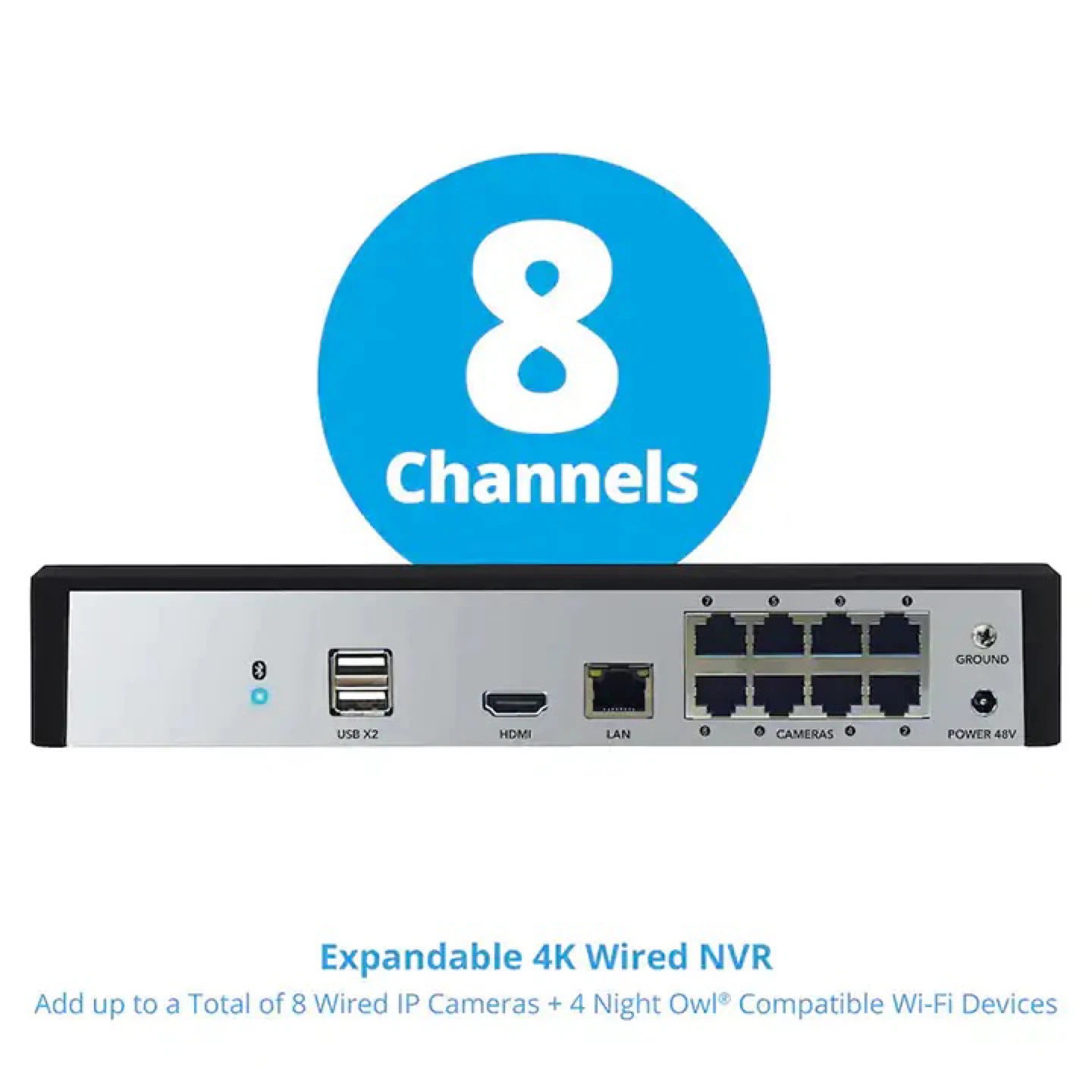 Night Owl 8 Channel NVR Security System with 2TB Hard Drive - photo 2