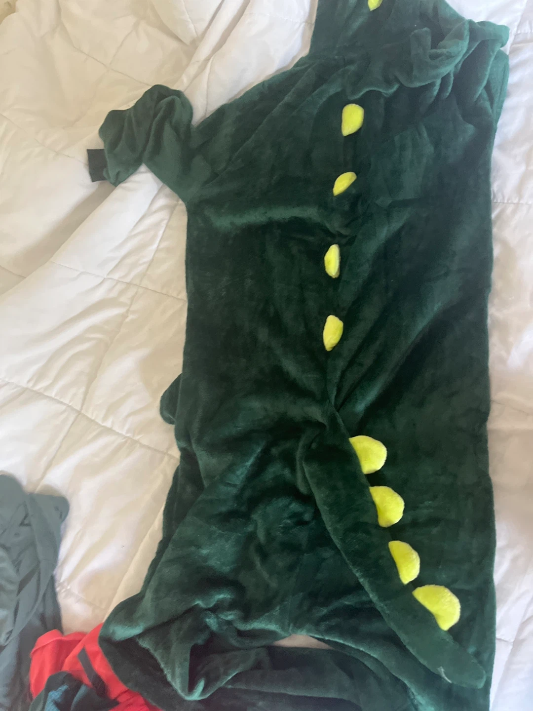 Green Dinosaur Onesie Costume - photo 2
