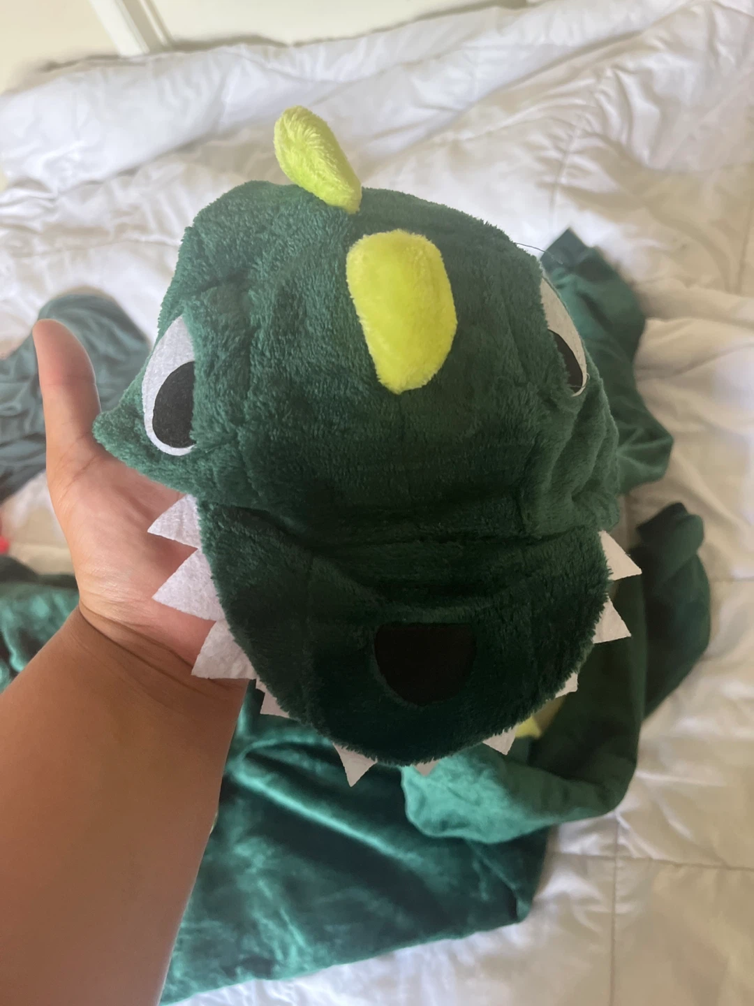 Green Dinosaur Onesie Costume - photo 3