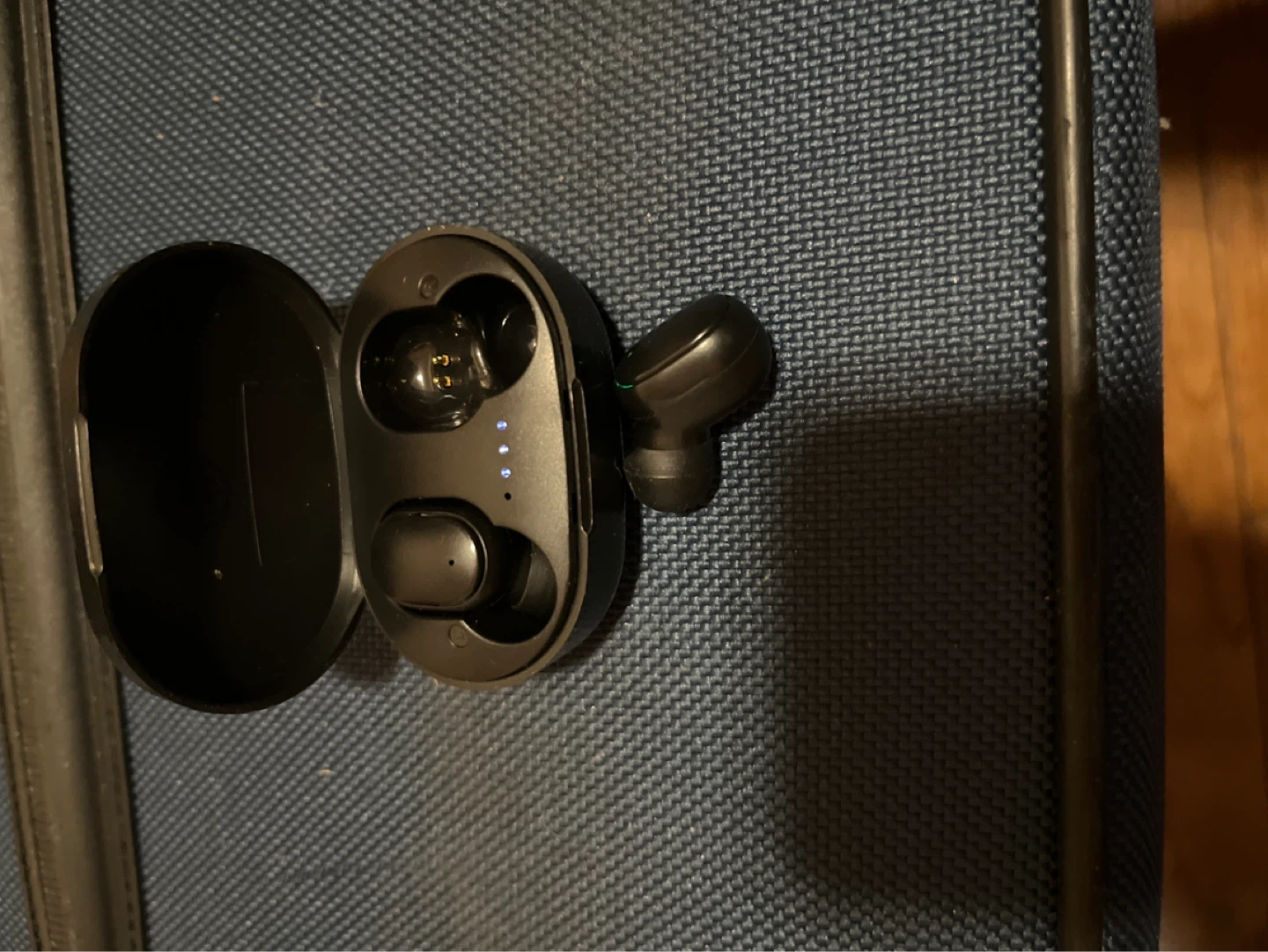 Black Wireless Earbuds with Charging Case - photo 3