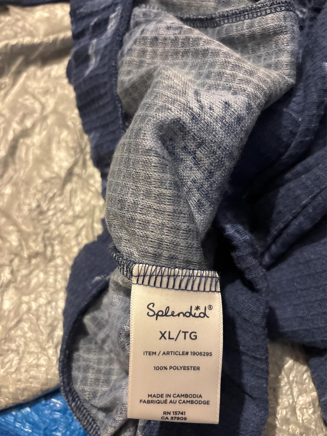 NWOT Splendid Blue Floral Pajama Set XL/TG - photo 3