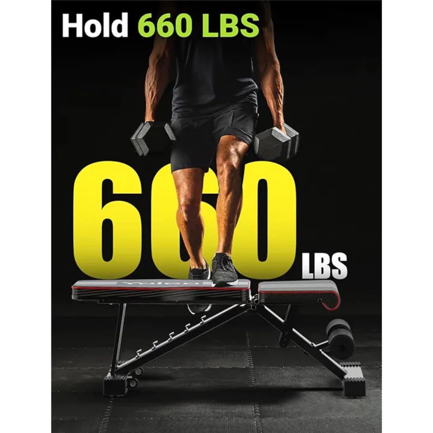 Yoleo Adjustable Weight Bench - photo 5