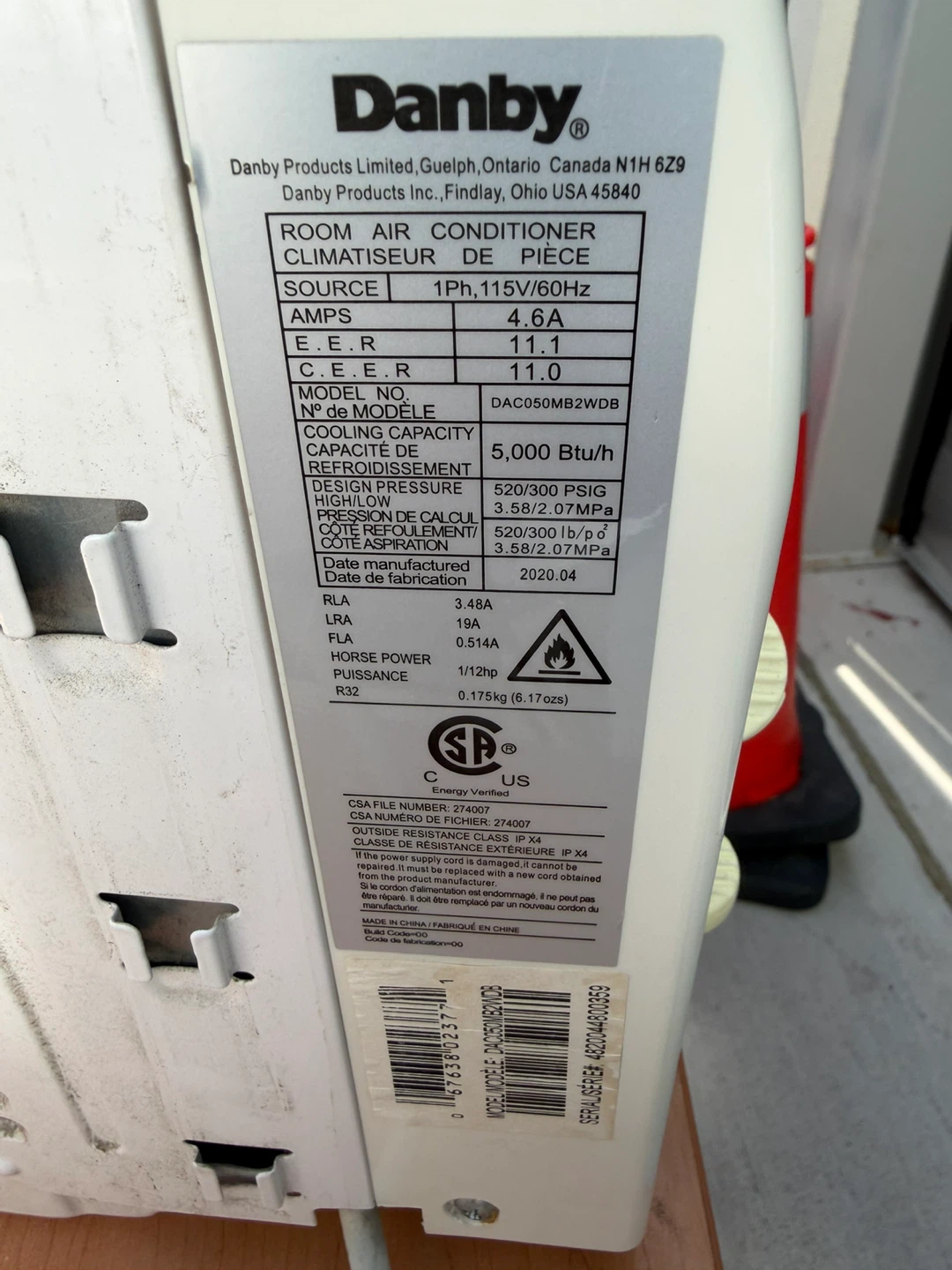 Danby 5,000 BTU Window Air Conditioner - photo 2