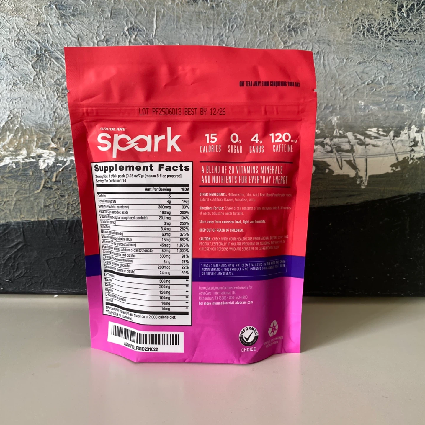 AdvoCare Spark Vitamin & Amino Acid Supplement Energy Drink - photo 2