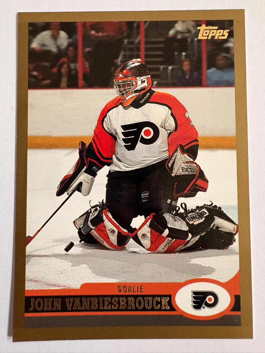 Topps #201 John Vanbiesbrouck Philadelphia Flyers Hockey Card