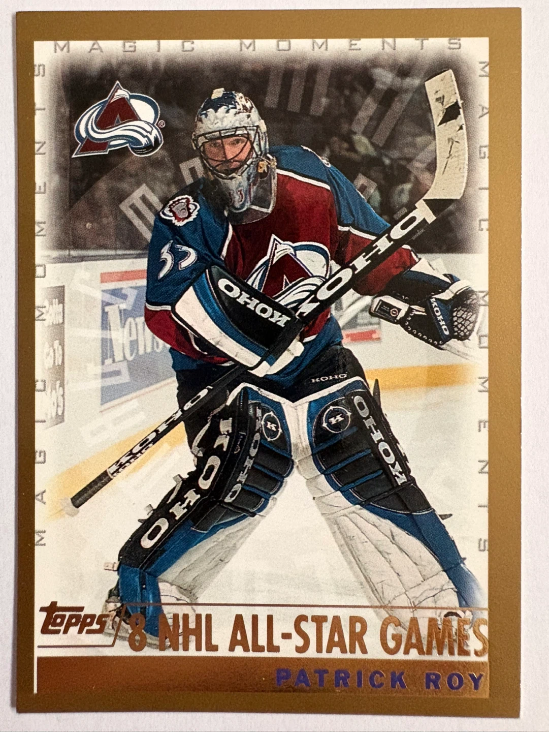Topps NHL All-Star Games Patrick Roy Trading Card