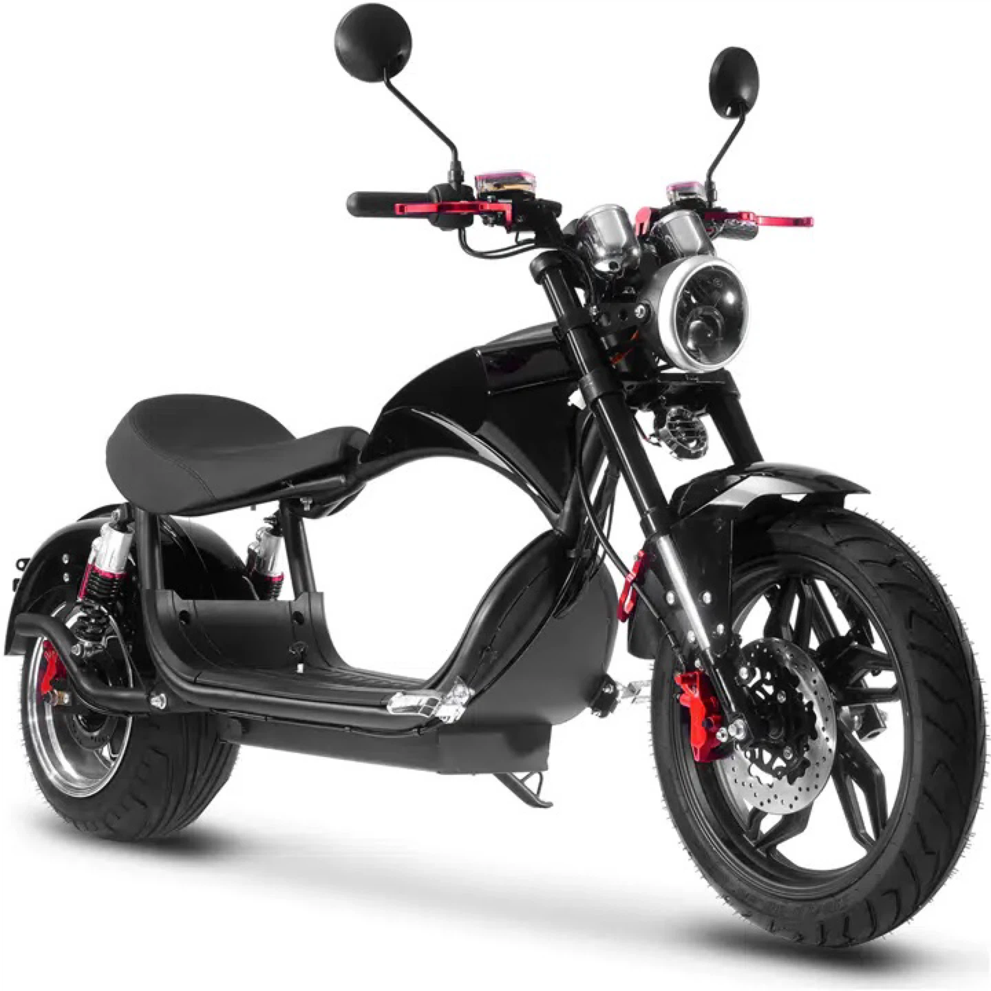 Black Electric Scooter Motorcycle - photo 5