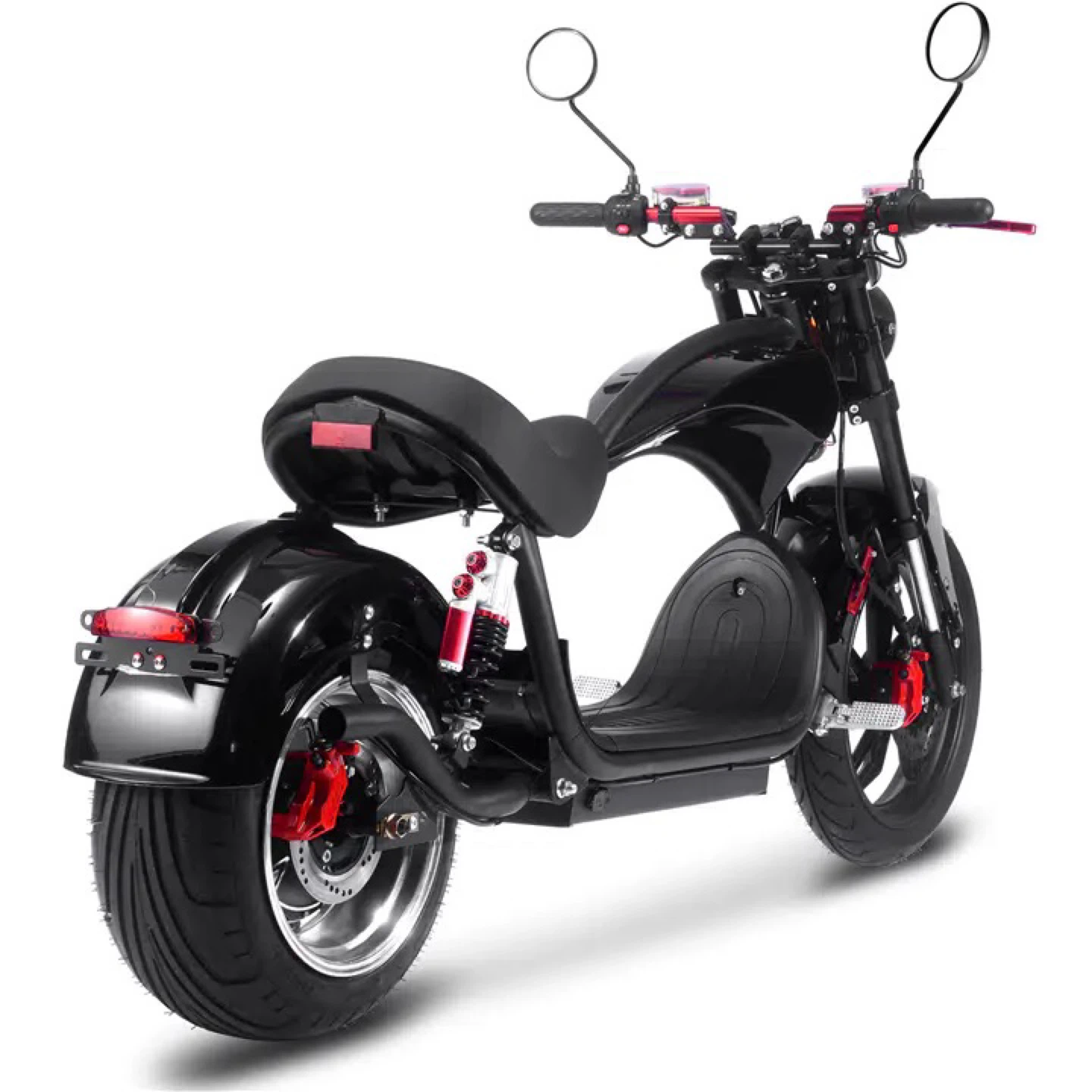Black Electric Scooter Motorcycle
