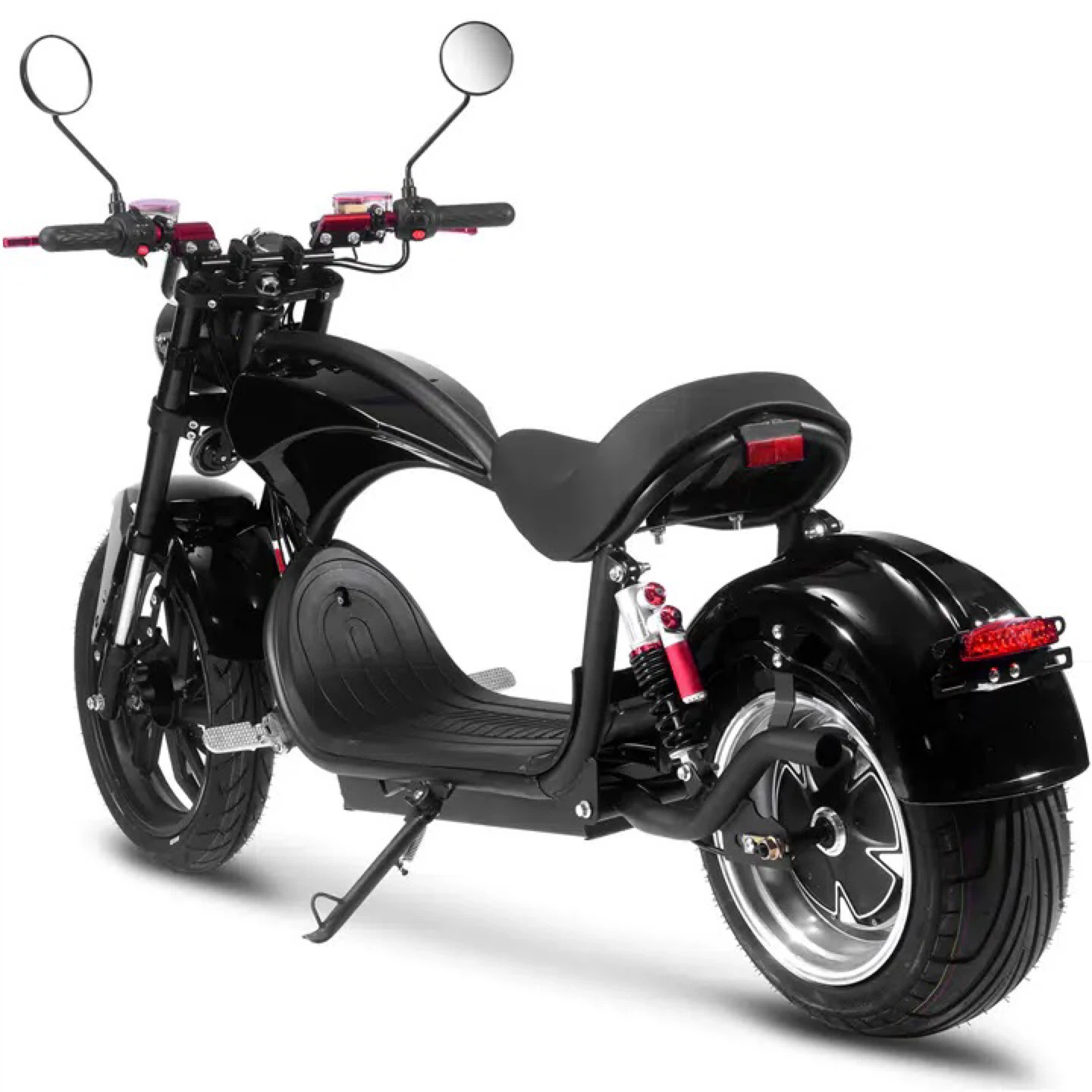 Black Electric Scooter Motorcycle - photo 3
