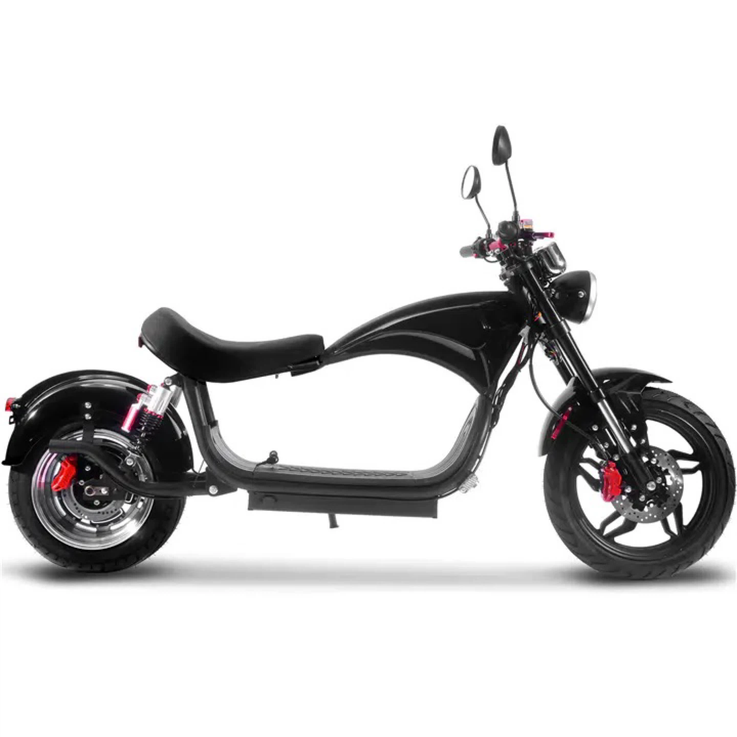 Black Electric Scooter Motorcycle - photo 4