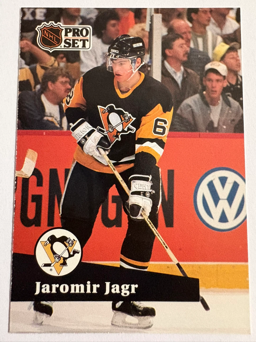 Pro Set Jaromir Jagr Pittsburgh Penguins Hockey Card