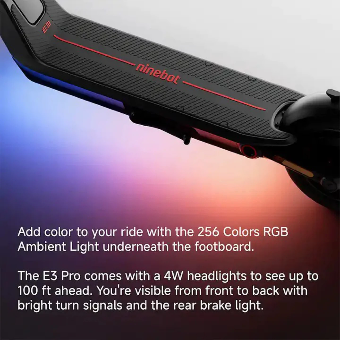 Segway Ninebot E3 Pro Electric Kick Scooter