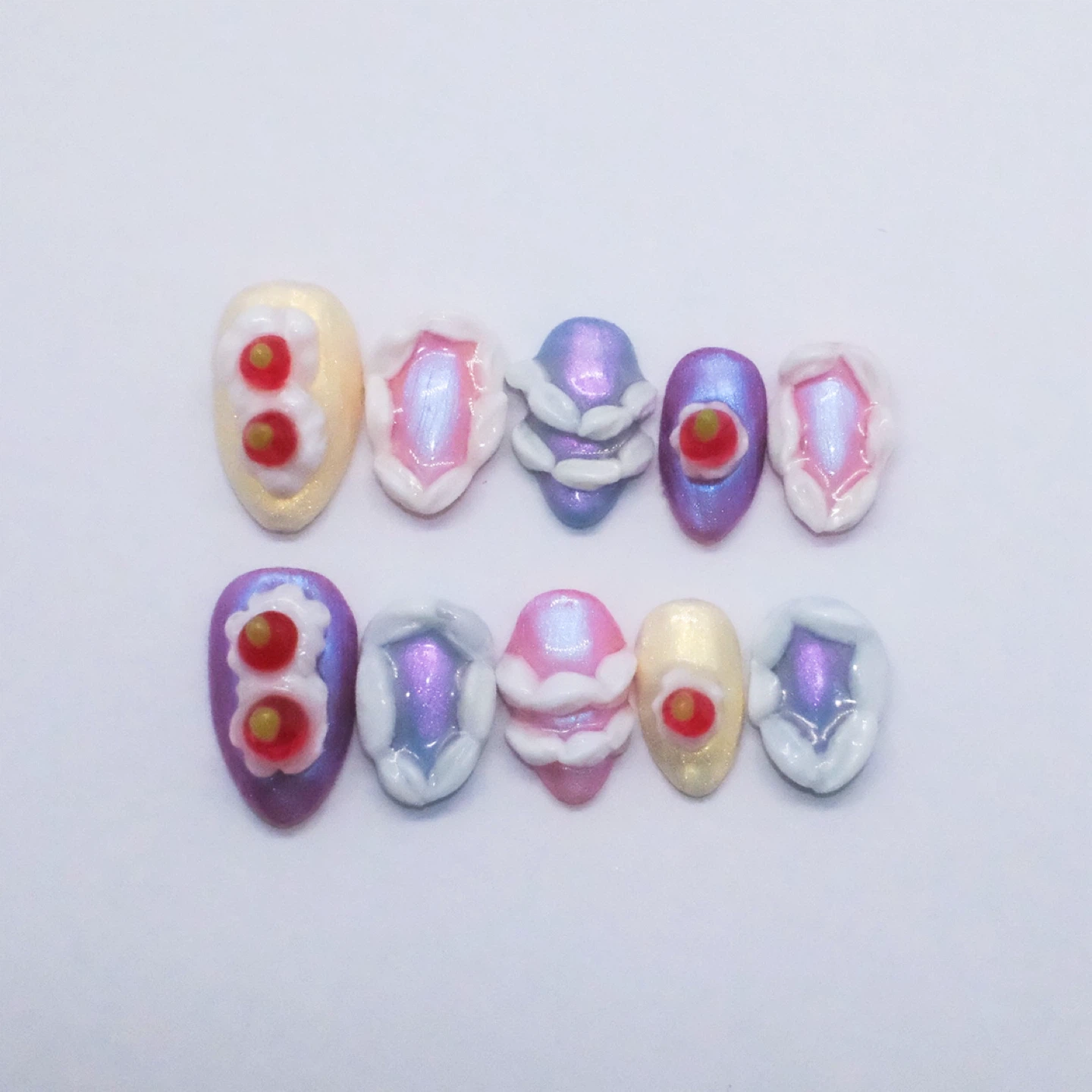 Custom size press on nails