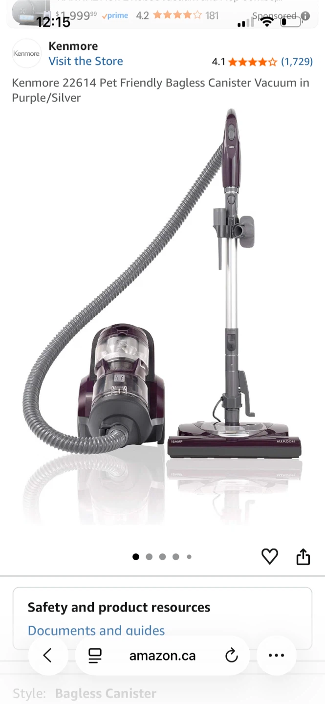 Kenmore vacuum