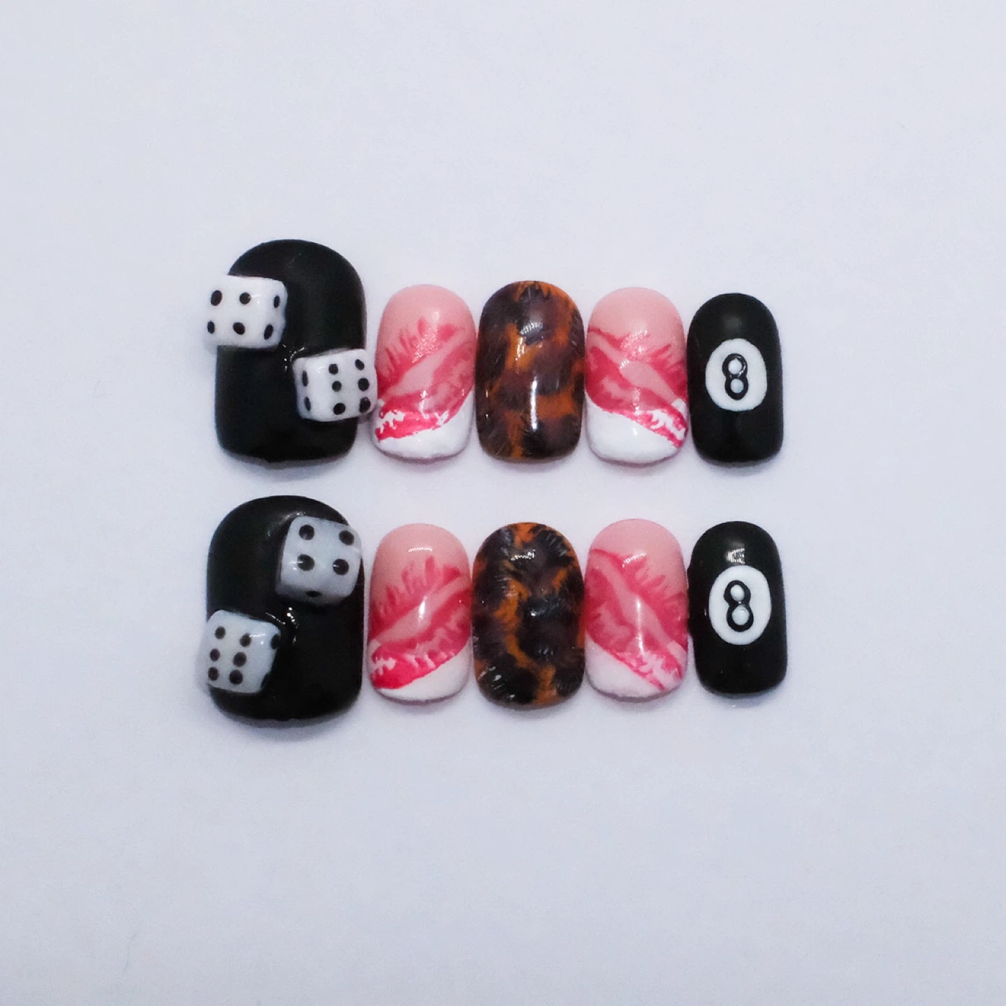 Custom size press on nails