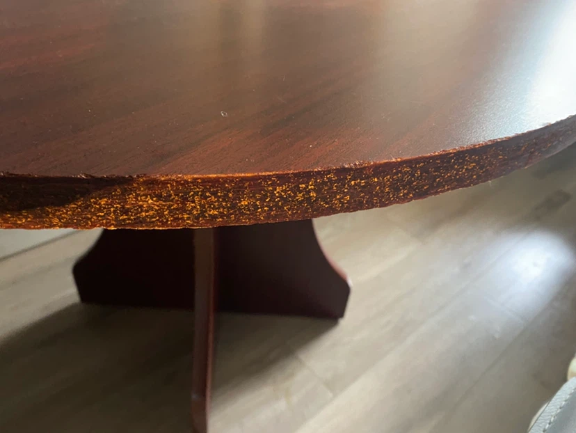 Dark Wood Accent Table - photo 3