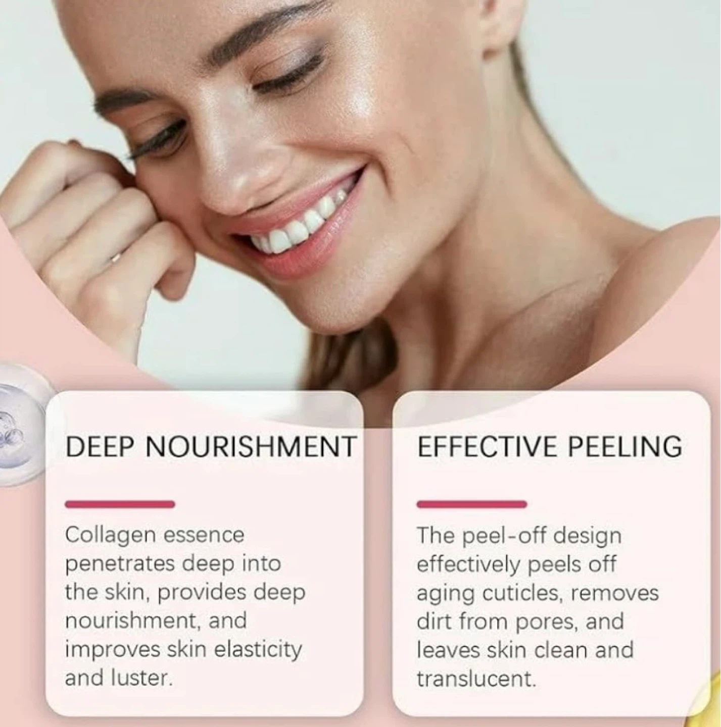 Hoygi Collagen Night Wrapping Mask with Applicator Brush - photo 5