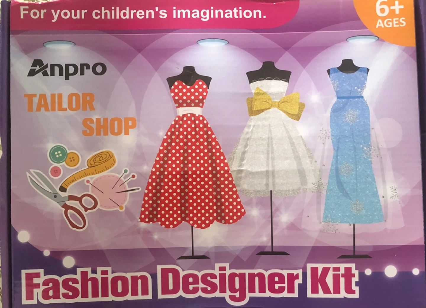 Anpro Fashion Designer Kitfor 6+ children