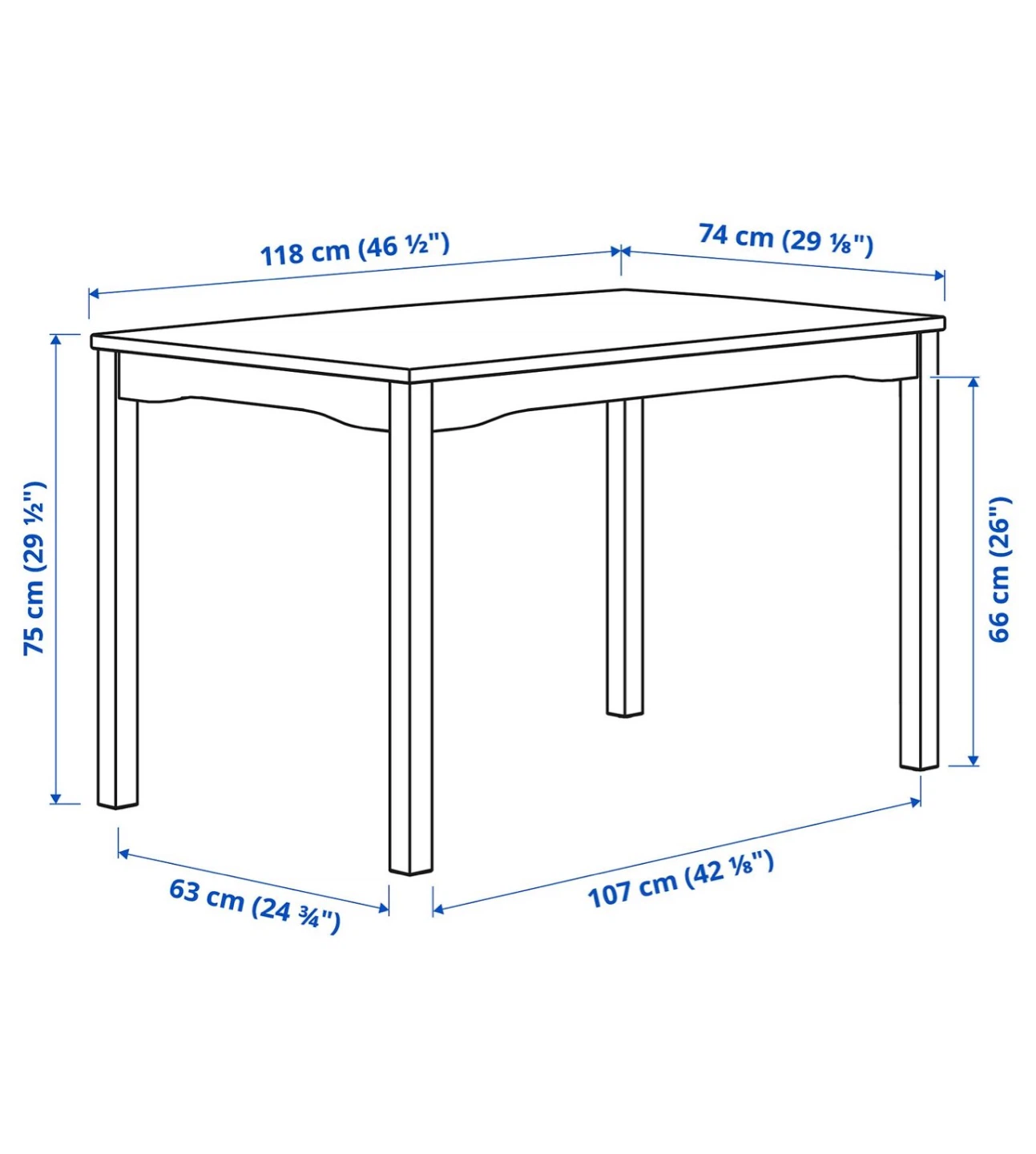 Ikea Table (without chairs) - photo 3