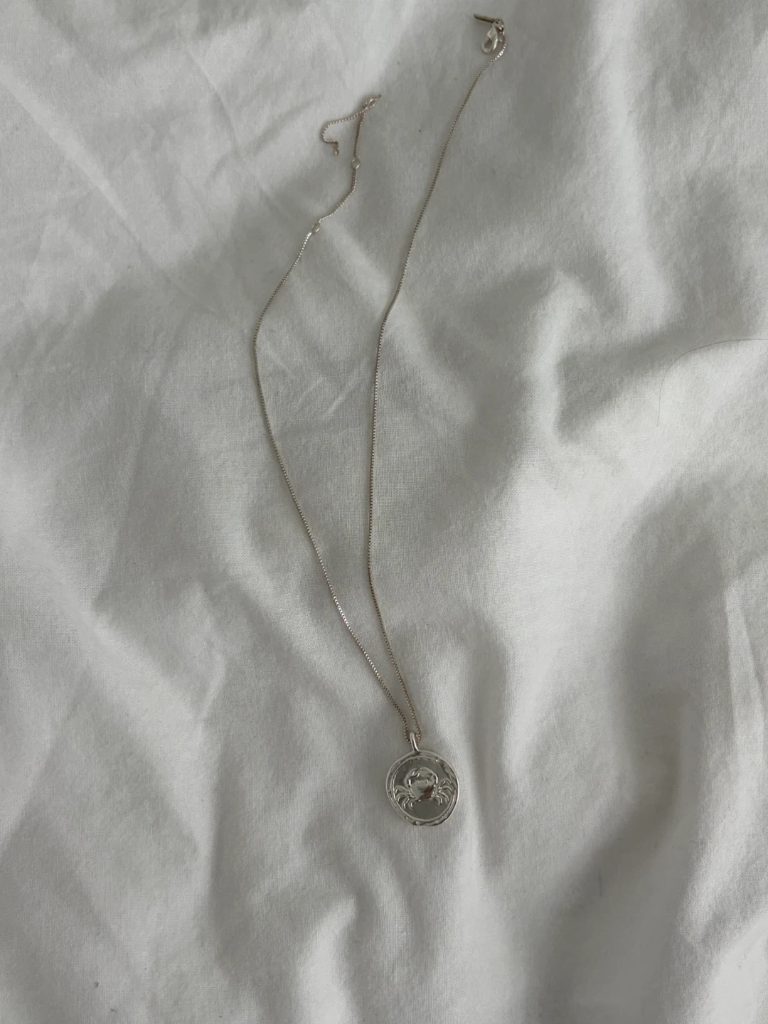 Pilgrim Silver Cancer zodiac sign Necklace - photo 2