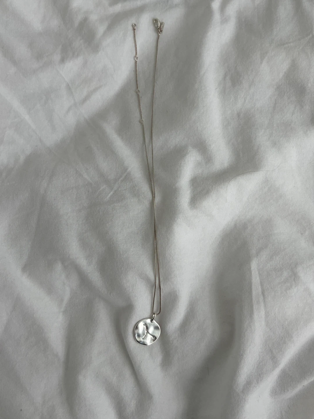 Pilgrim Silver Cancer zodiac sign Necklace
