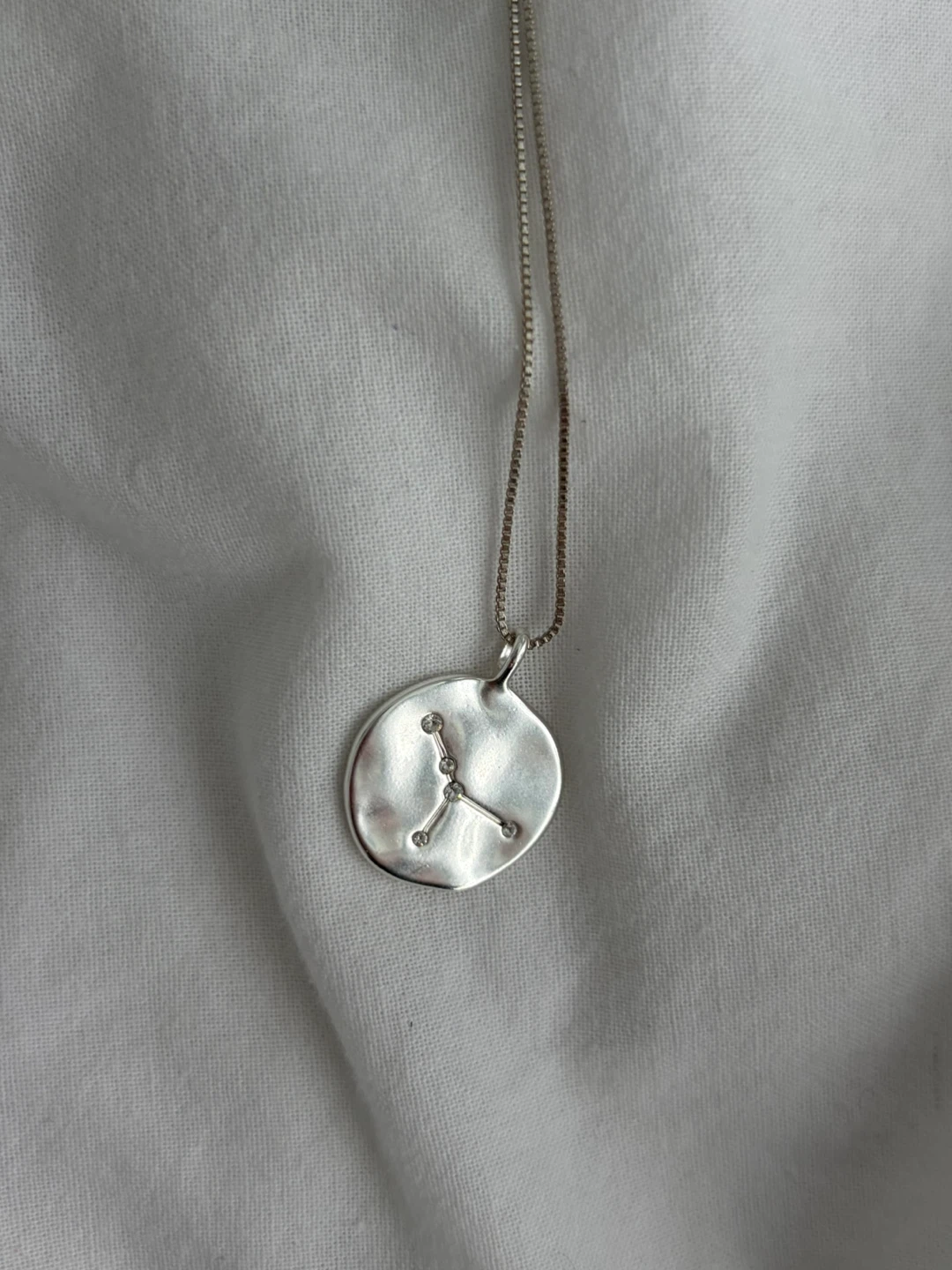 Pilgrim Silver Cancer zodiac sign Necklace - photo 3