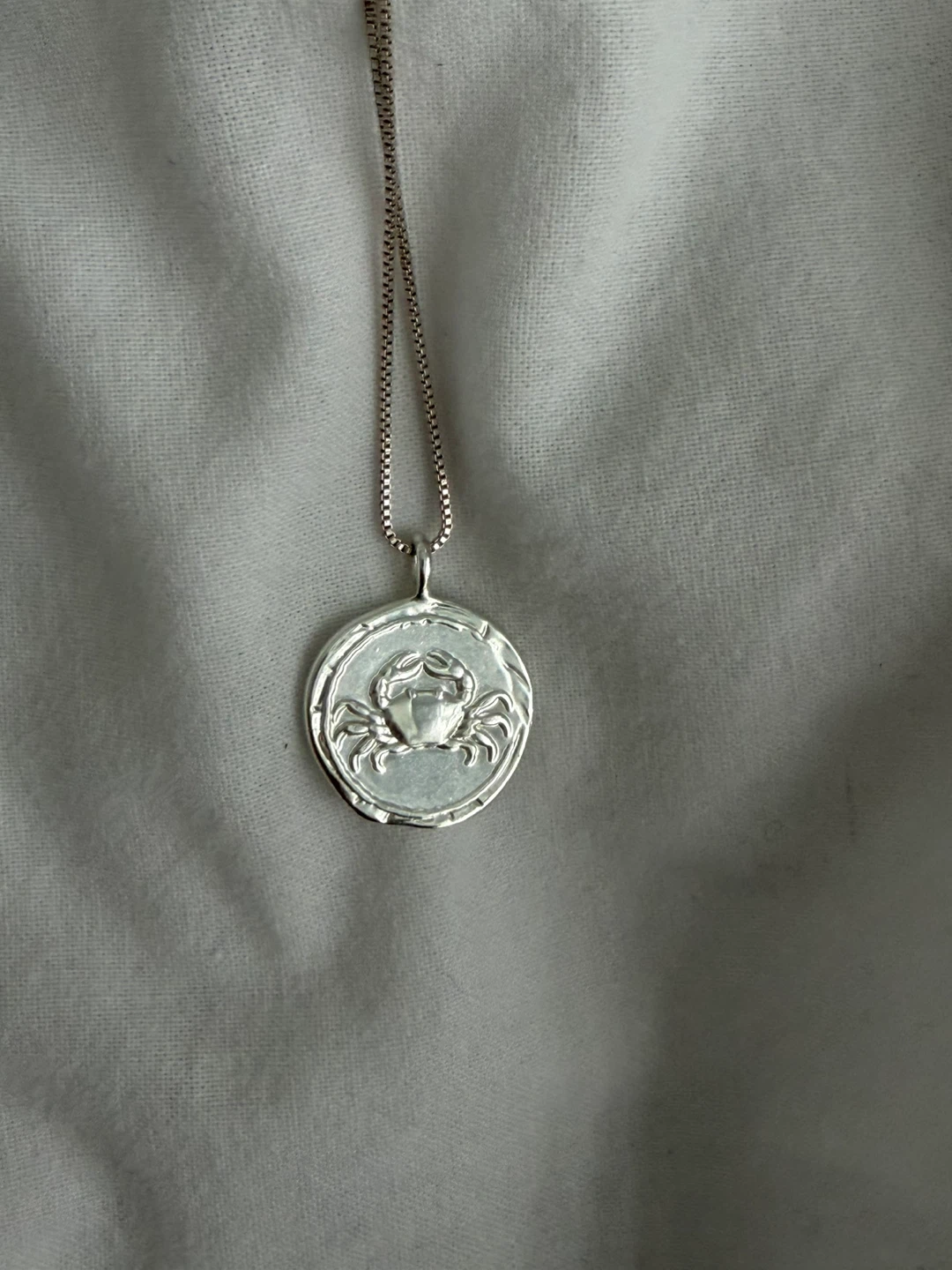 Pilgrim Silver Cancer zodiac sign Necklace - photo 4
