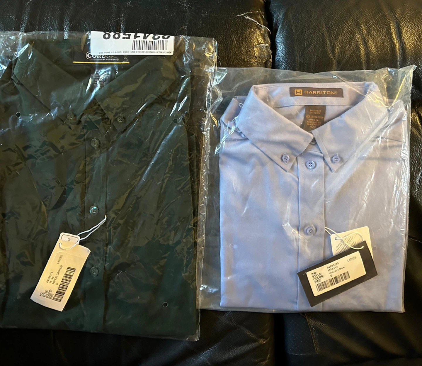 Small size Ladies Button-Up Shirts (2-Pack)
