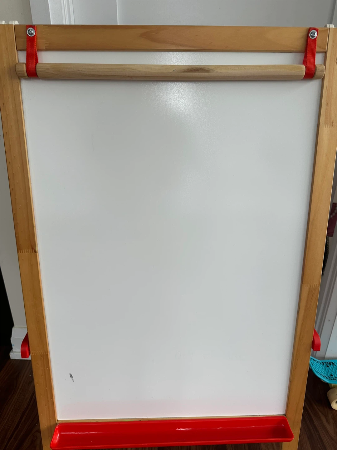 Wooden Easel with Chalkboard and Whiteboard - photo 5