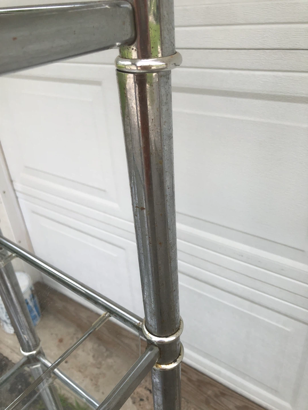 Glass and Chrome Shelf Unit - photo 4
