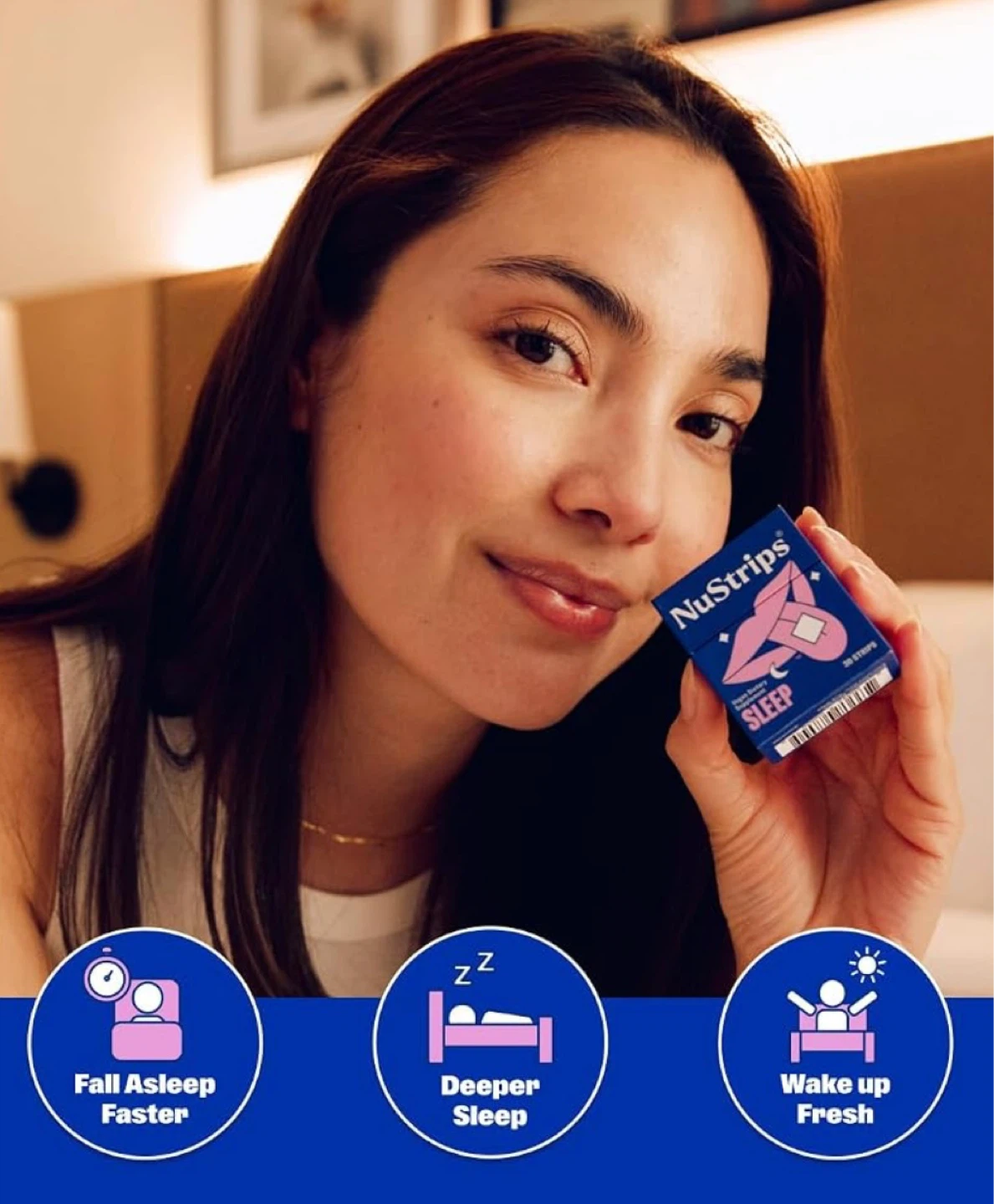 NuStrips Sleep Strips - Melatonin, Valerian Root, L-Theanine - photo 2